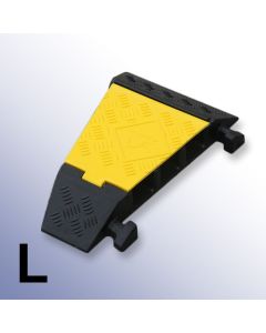 Left Corner Cable Protector, 3 Channel to fit 1056307 and 1056308 Primary Image