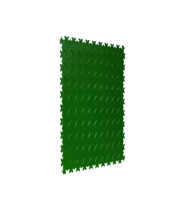 VANTAGE Chequered PVC Interlocking Tile 500mm x 500mm x 5mm thick Green Primary Image