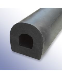 Bespoke Rubber D-Fender 3m Length x 500mm Width x 500mm Height SBR/NR Primary Image