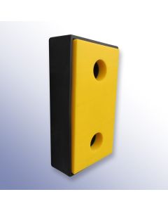 High Visibility Dock Bumper 450mm Length x 250mm Width x 115mm Height UHMWPE Primary Image
