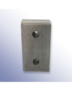 Trapezium Dock Bumper Front Plate 2 Fixings Steel 460mm Length x 255mm Width x 65mm Height Steel Primary Image
