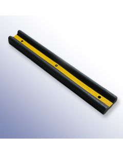 1m Length NR/SBR Wall Guard 150mm Wide with Yellow Insert Primary Image
