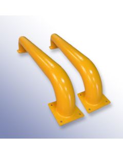 Pair of 2m Standard Steel Wheel Guides 2085mm Length x 250mm Wide x 365mm Height Primary Image