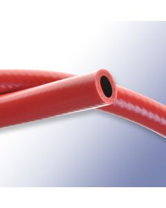 Peroxide Cured Silicone Braided Hose - 16mm ID x 4.5mm Wall Thickness, Red, 70 ShA Primary Image