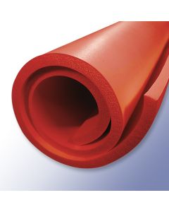 Bisco® HT870 Flame Retardant Silicone Sponge Sheet - 915mm Wide x 12.7mm Thick, Red Oxide Primary Image