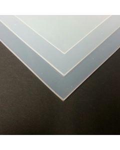 FDA Platinum Cured Solid Silicone Sheet - 1m Wide x 0.5mm Thick, Translucent, 60 ShA Primary Image