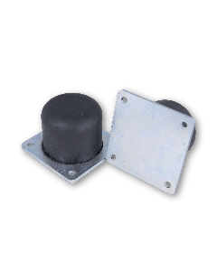 DMA Buffer, Ø200mm H160mm, EPDM 70 ShA Stainless Steel (316 Grade) Primary Image
