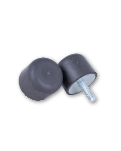 DMB Buffer, Ø80mm H70mm M12x31mm, NR 70 ShA Standard Steel Primary Image