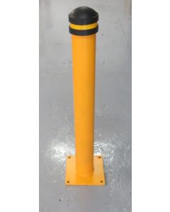 Yellow Steel Bollard 1m High x 114mm Diameter Primary Image