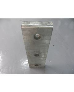 Trapezium Dock Bumper 3 Fixings Steel 760mm Length x 260mm Width x 60mm Height Steel (for use with 6004200) Primary Image