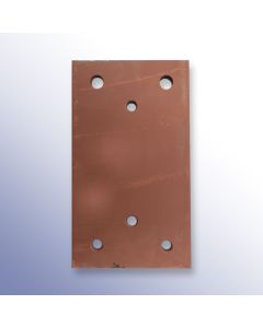 Dock Bumper Packer (3 Hole) 460mm Length x 255mm Width x 15mm Height Steel (for use with 6004102, 6004100, 6004101) Primary Image