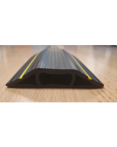 2m Length PVC Foot Traffic Cable Protector 2000mm Length x 80mm Width x 16mm Height (1 Channel, 80mm x 16mm) Primary Image