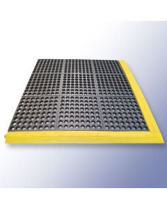 COMBI Interlocking Grass Mat Edge Male 910mm x 75mm x 14mm, Yellow Primary Image