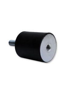 Type B Cylindrical Mount M/F, Ø50mm H21mm M8x18mm M8x8mm, NR 45 ShA Standard Steel Primary Image