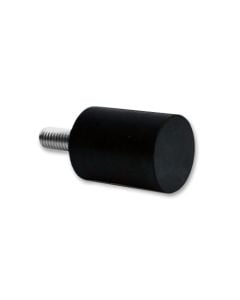 Type D Cylindrical Mount M, Ø60mm H50mm M8x12mm, NR 60 ShA Standard Steel Primary Image