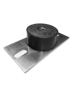 KPM Rubber mount, Ø96mm H45mm M12x12mm, NR 45 ShA Standard Steel Primary Image