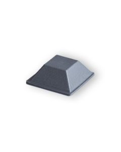 Pack of 100pcs Square Stick-On Foot, W 12.7mm x L 12.7mm X H 5.8mm, Grey Primary Image