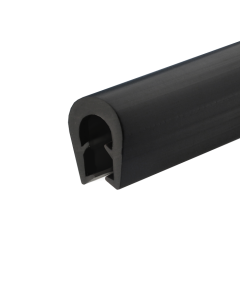 TPE Clamping Profile To Suit 3 - 5mm, 90 ShA Black Primary Image