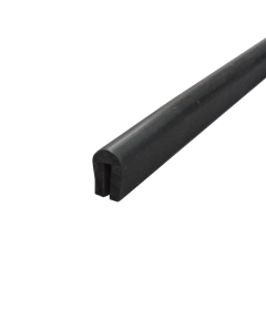 TPE Corner and Edge Protector To Suit 1.5mm Plate, FDA, 60 ShA Black Primary Image