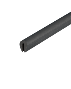TPE Corner and Edge Protector To Suit 1mm Plate, FDA, 60 ShA Black Primary Image