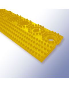 EASI LOK PVC Interlocking Edge Female 500mm x 60mm x 16mm, Yellow Primary Image