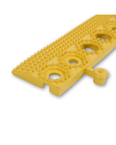 EASI LOK PVC Interlocking Edge Male 500mm x 60mm x 16mm, Yellow Primary Image