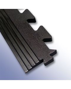 MINI POWER Gym Mat Ramped Edge 500mm x 80mm x 16mm, Black Primary Image