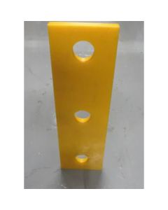 High Visibility Dock Bumper Rubber Element 710mm Length x 210mm Width x 35mm Height UHMWPE (for use with 6009401) Primary Image