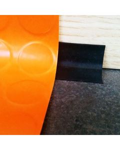 PVC Cove Former 28mm x 28mm (black) Primary Image
