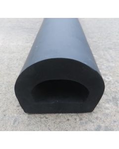 Standard Rubber D-Fender 2.5m Length x 100mm Width x 85mm Height SBR/NR Primary Image