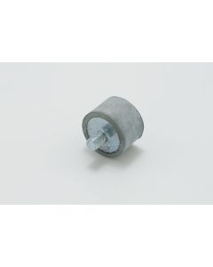 Type D Cylindrical Mount M, Ø15mm H10mm M4x6mm, NR 50 ShA Standard Steel Primary Image