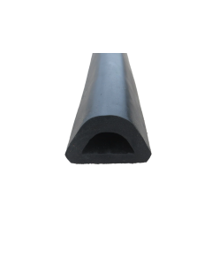 Standard Rubber D-Fender 3m Length x 101mm Width x 87mm Height SBR/NR Primary Image