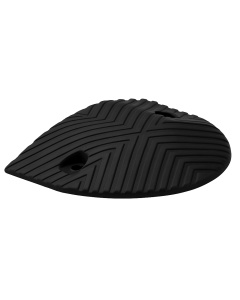 50mm High Economy Speed Bump End Piece Black, to fit partcode 1056318 Primary Image