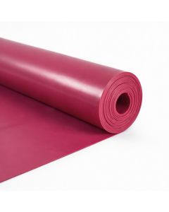 Abrasion Resistant NR, 1.4m Wide x 1.5mm Thick, Pink 40 ShA Primary Image