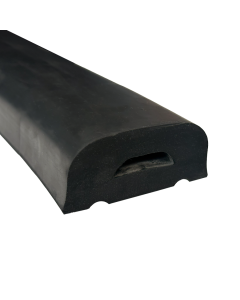 Standard Rubber D-Fender 3m Length x 100mm Width x 40mm Height SBR/NR Primary Image