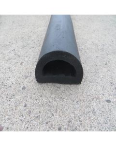 Standard Rubber D-Fender 2.565m Length x 56mm Width x 30mm Height SBR/NR Primary Image