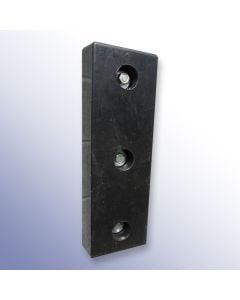 Trapezium Dock Bumper 3 Fixings 750mm Length x 250mm Width x 100mm Height SBR/NR Primary Image