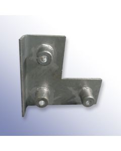 L-Shaped Steel Front Plate 440mm Length x 420mm Width x 62mm Height Steel (for use with 6004300) Primary Image