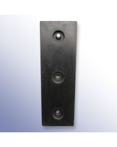 Dock Bumper Packer (3 Hole) 750mm Length x 250mm Width x 50mm Height SBR/NR (for use with 6004200, 6004203, 6009612, 6009613) Primary Image