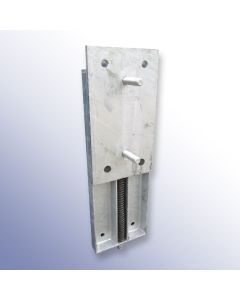 Spring Loaded Dock Bumper Back Plate 720mm Length x 250mm Width x 66mm Height Steel (for use with 6004100) Primary Image