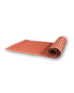 FIRMA Anti-Fatigue Matting 0.9m Wide x 12mm Thick x 10m Long, Terracotta, Oil Resistant Primary Image