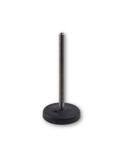Pack of 2 - CVF Adjustable Polyamide Foot, Ø83mm H30mm M10x100mm, 30° Articulation, SS (304 Grade) Primary Image