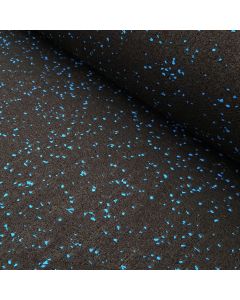 GALAXY Gym Matting 1.25m Wide x 5mm Thick, Black & Blue Primary Image