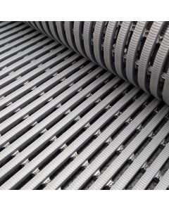 HERONRIB PVC Pool Matting 0.5m Wide x 10mm Thick, Charcoal Grey Primary Image
