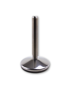 VF Levelling Foot, 40mm Diameter Base M12x100 Standard Steel Stud, 917kg Max Load