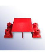 Heavy Duty Cable Cover Bridge Red 420mm Length x 400mm Width x 206mm Height Primary Image