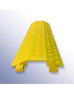 1m Length LPDE Shallow Cable Cover Yellow 1000mm Length x 270mm Width x 40mm Height Primary Image