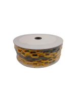 25m Length, 4mm Thick Yellow and Black Plastic Chain Primary Image