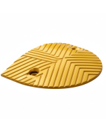 50mm High Economy Speed Bump End Piece Yellow, to fit partcode 1056318 Primary Image